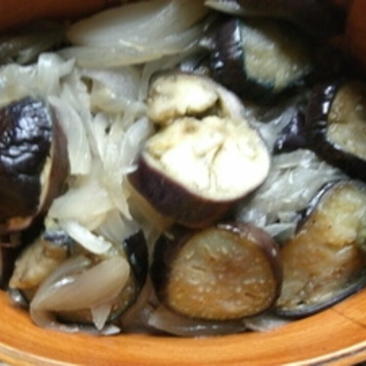 なすと玉ねぎの重ね煮